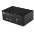 Startech 2 Port Dual DisplayPort USB KVM Switch with Audio - 2 Computer(s) - 1 Local User(s) - WQUXGA - 3840 x 2400 - 6 x USB - 6 x DisplayPort - Desktop
